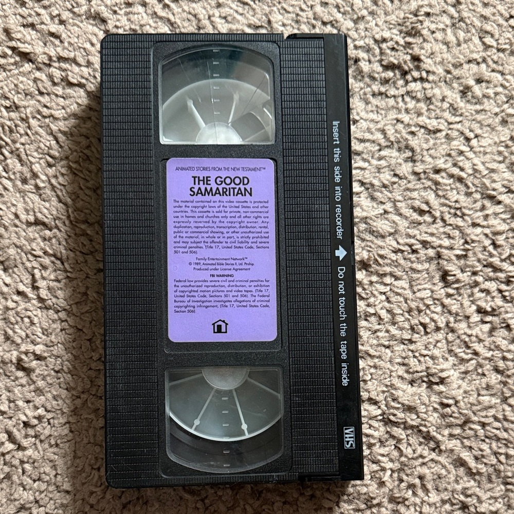 Animated Stories from the New Testament VHS The Good Samaritan